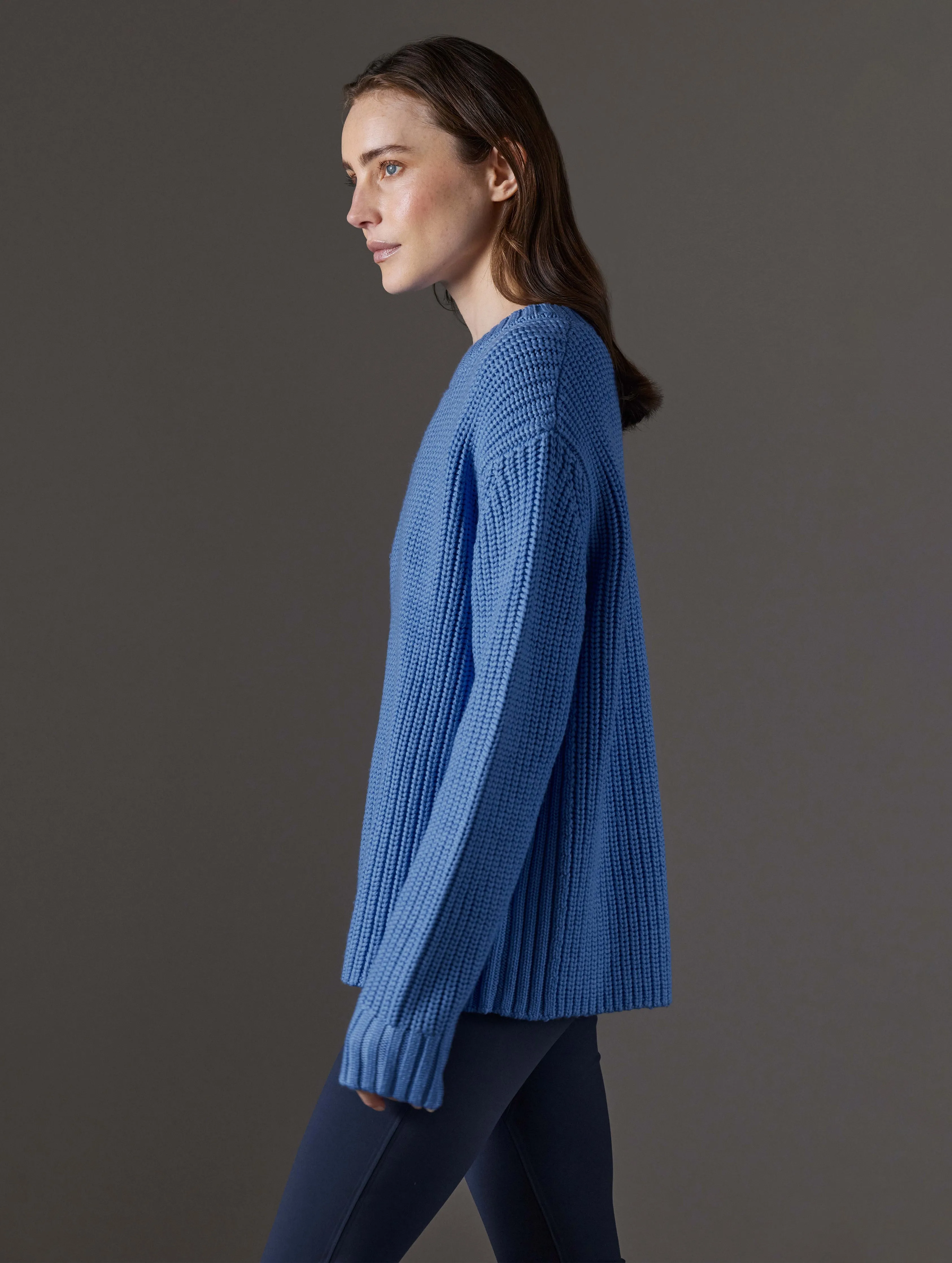 Sherwood Crewneck Sweater - Lavender Blue
