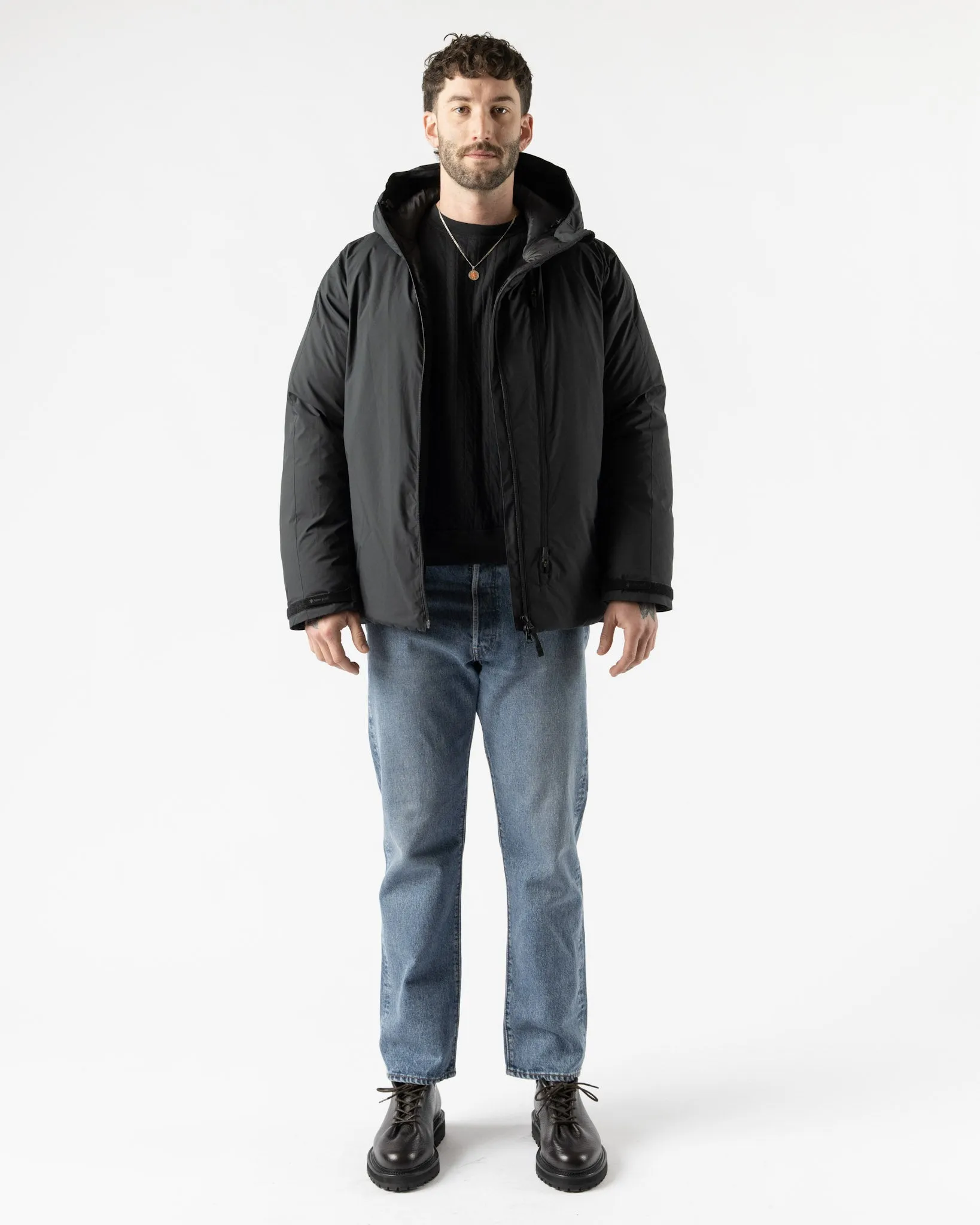 Snow Peak 2L Lightweight Down Jacket in Black
