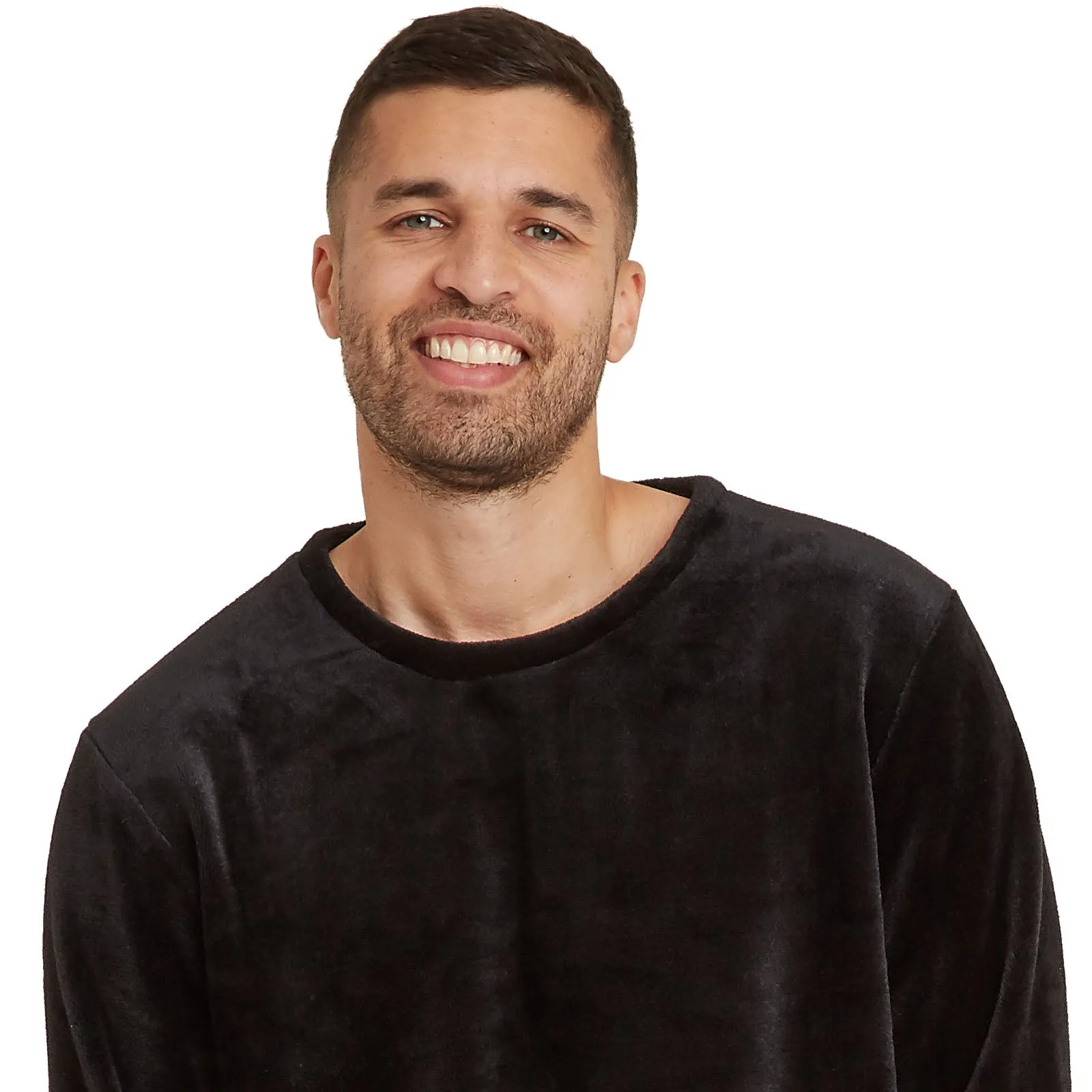 Snuggaroo Mens Soft Fleece Crew Neck Loungewear Set