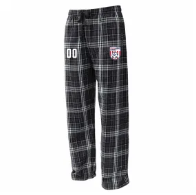 Soccer Stars United New York Flannel Plaid Pajama Pant Black/White