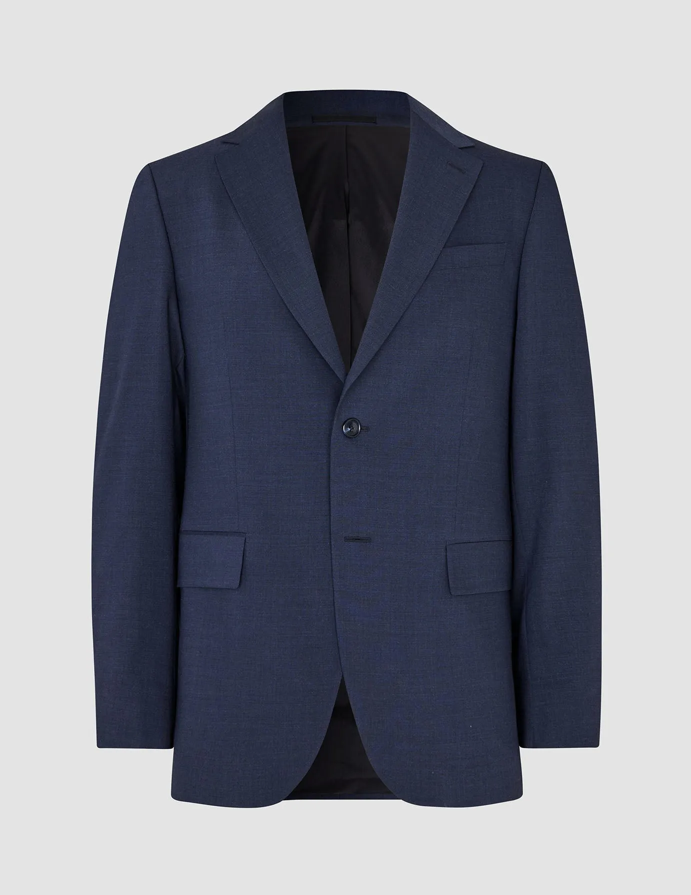 Tech Wool Blazer Navy Slim
