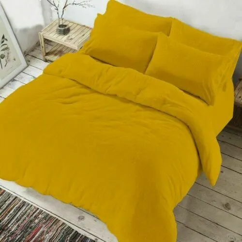Teddy Bear Fleece Duvet Quilt Set , Super Soft Warm Cozy Bedding Set with Pillow Cases