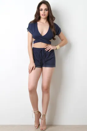 Terry Cloth Cuff Shorts