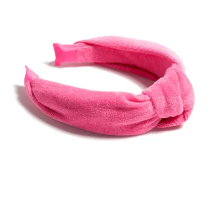 TERRY HEADBAND - PINK