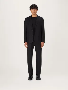 The 24 Suit Wool || Black | Merino Wool Flannel