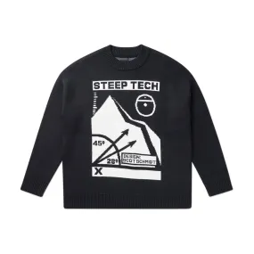 the north face black series steep tech knit top (black)