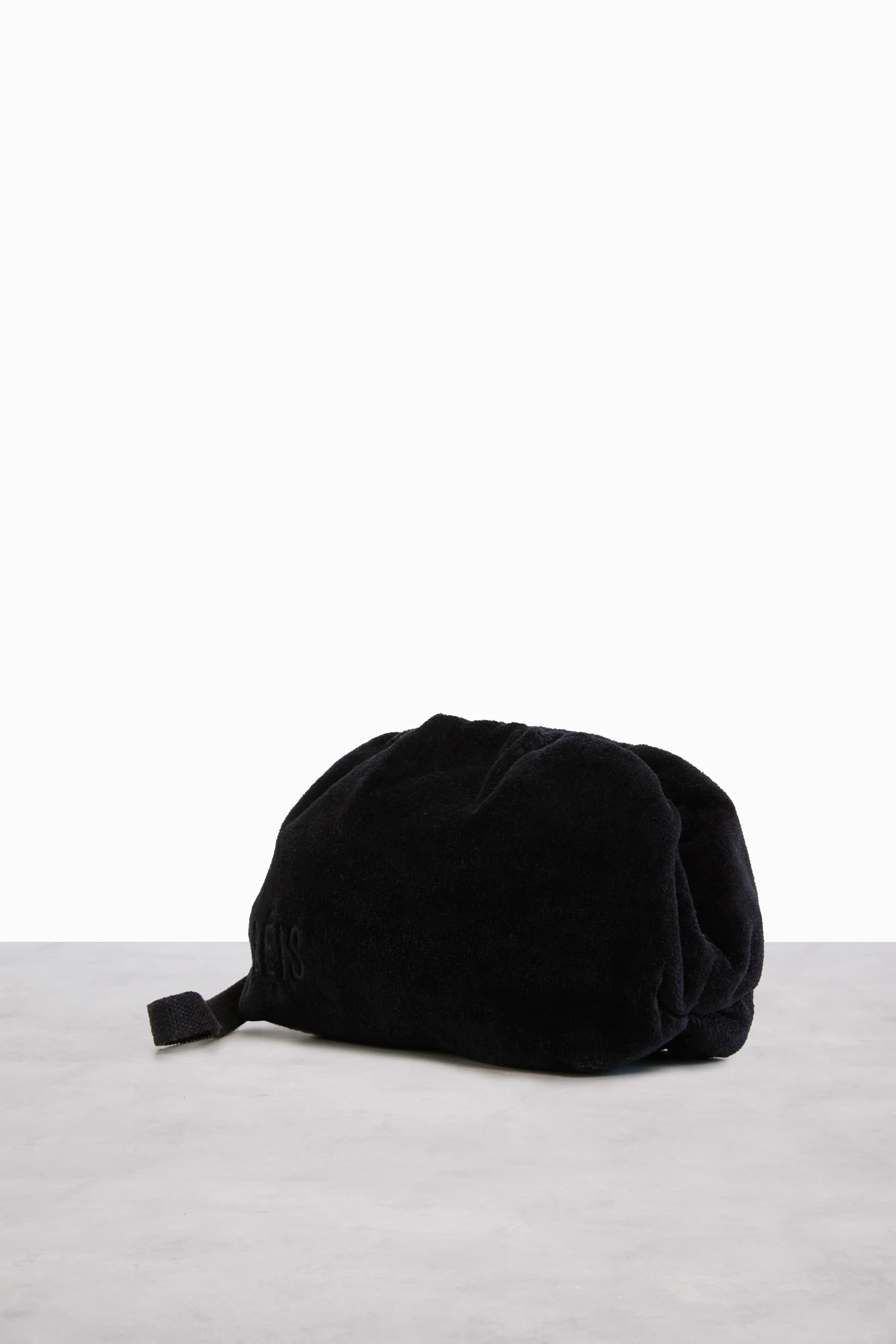 The Terry Cosmetic Clutch in Black