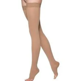 Thigh-High with Grip Top, 20-30 mmHg, Small, Long, Open Toe, Crispa