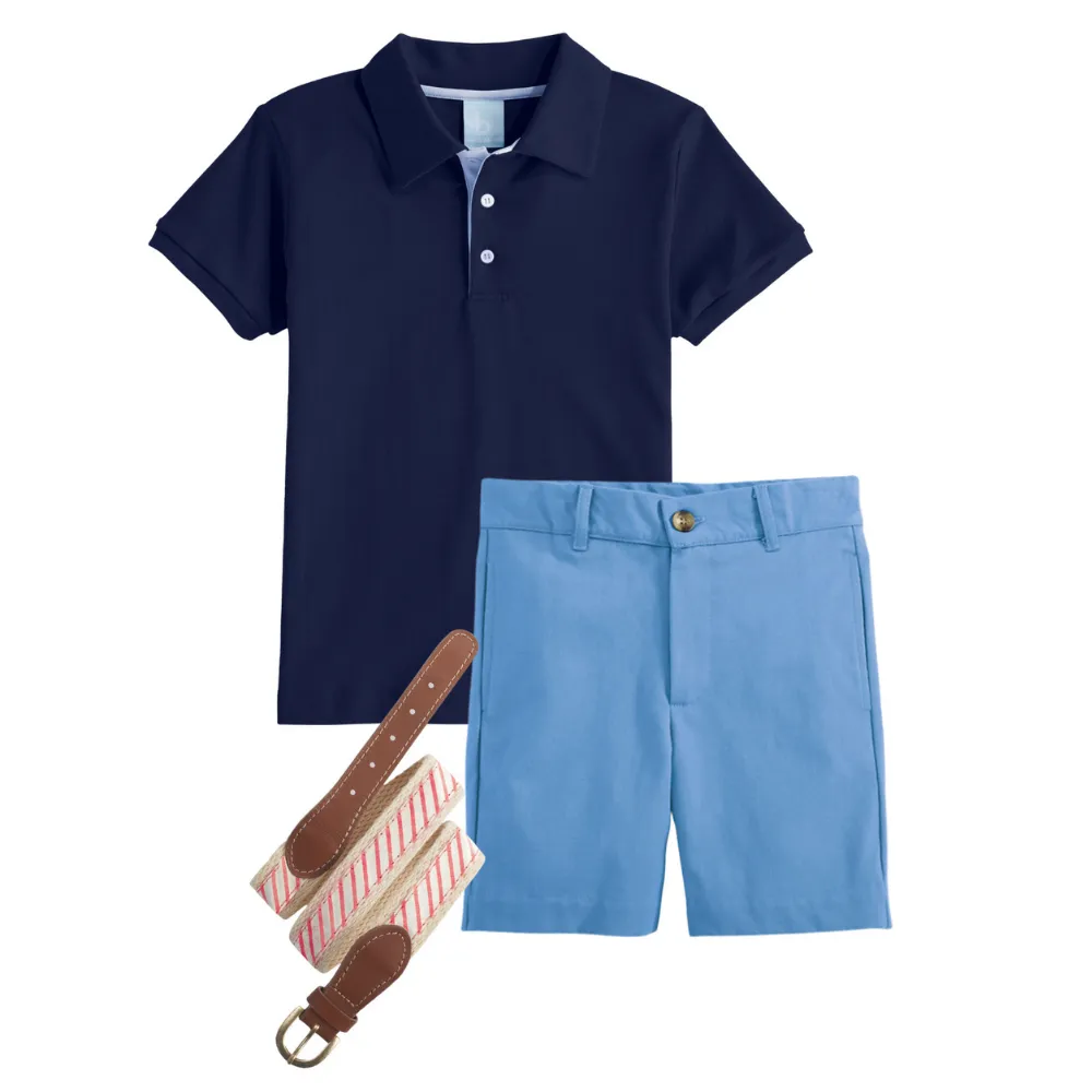 Twill Wilson Short -- Blue Twill