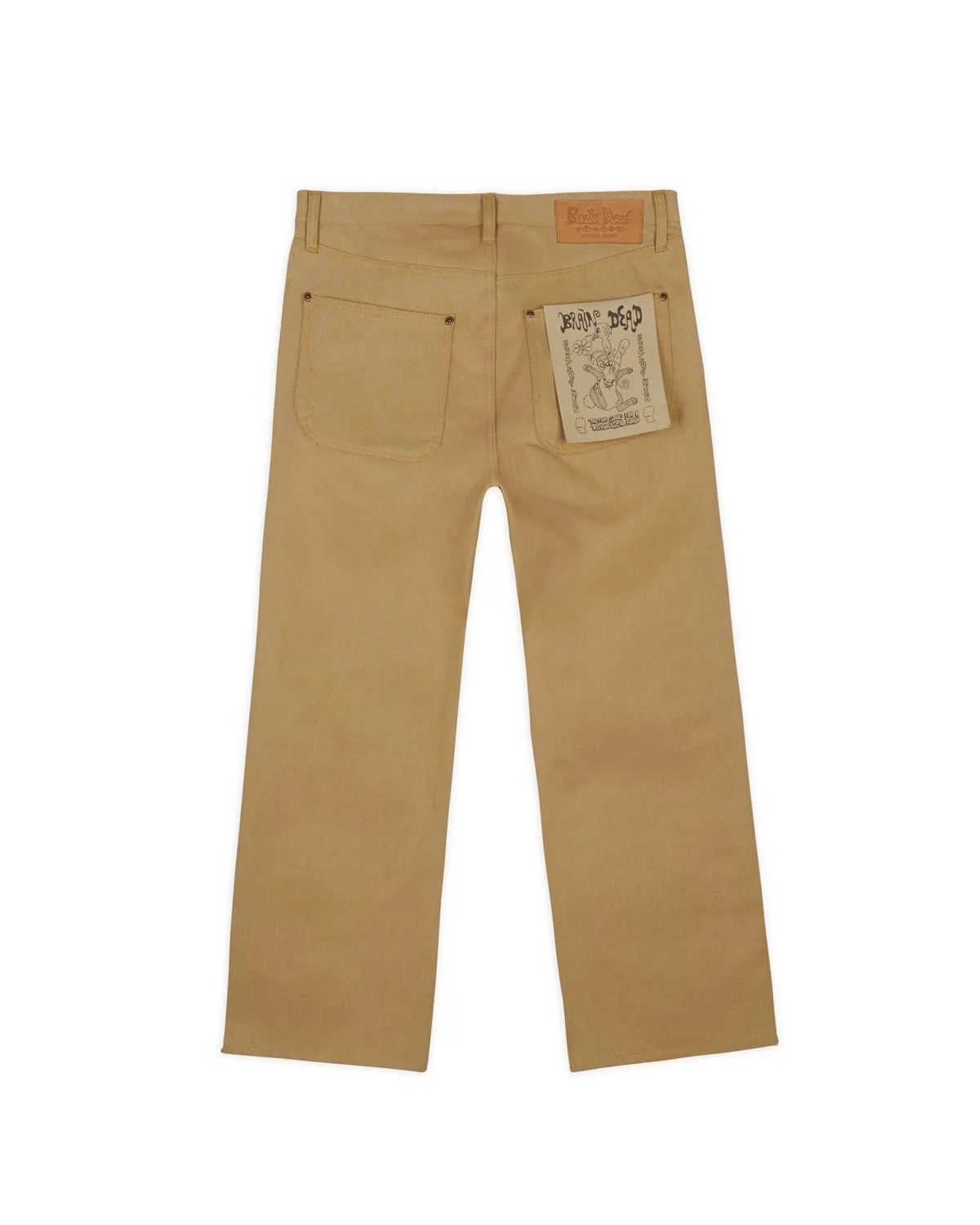 Type 00 13.5oz Selvedge Bull Denim - Tan