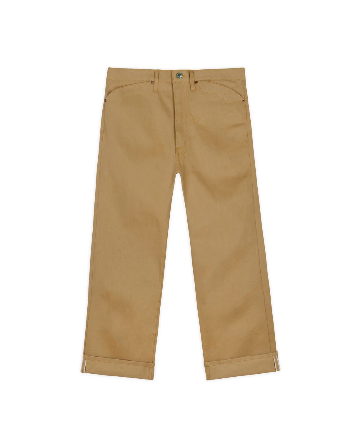 Type 00 13.5oz Selvedge Bull Denim - Tan