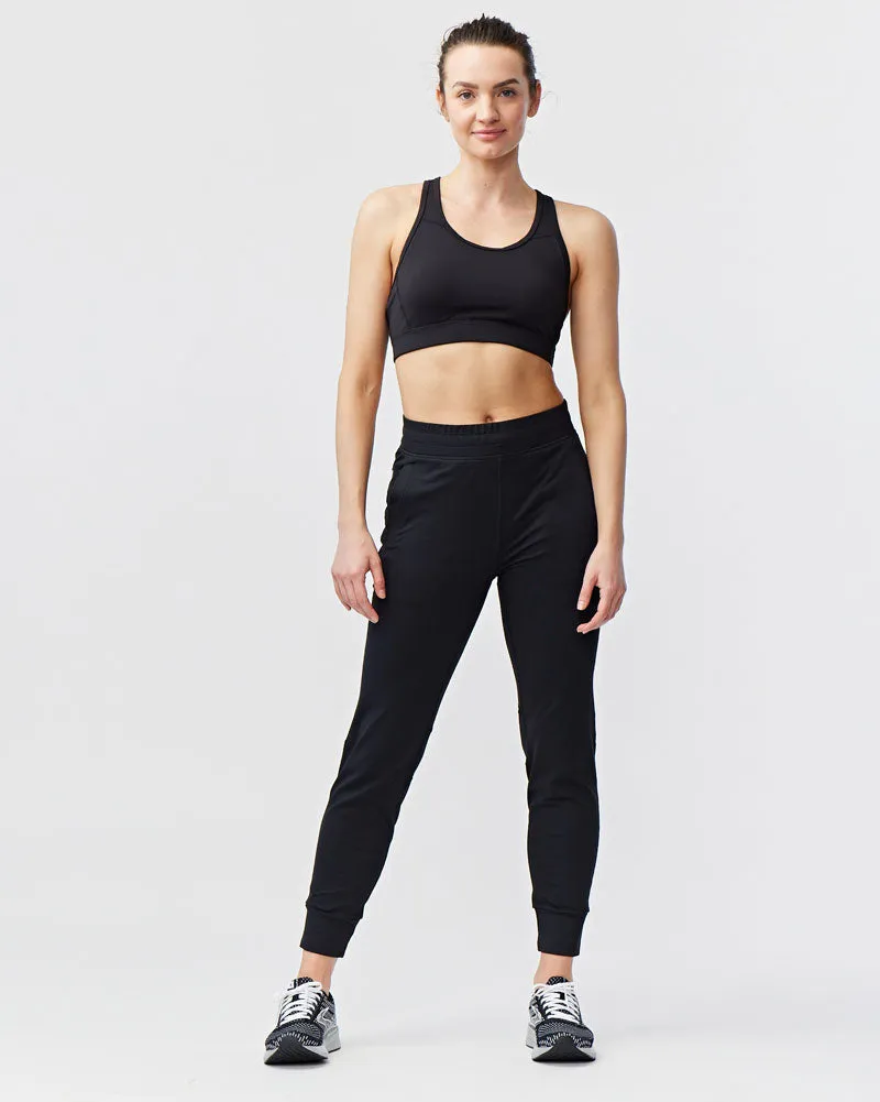 Valia Women's Black Jogger Pants