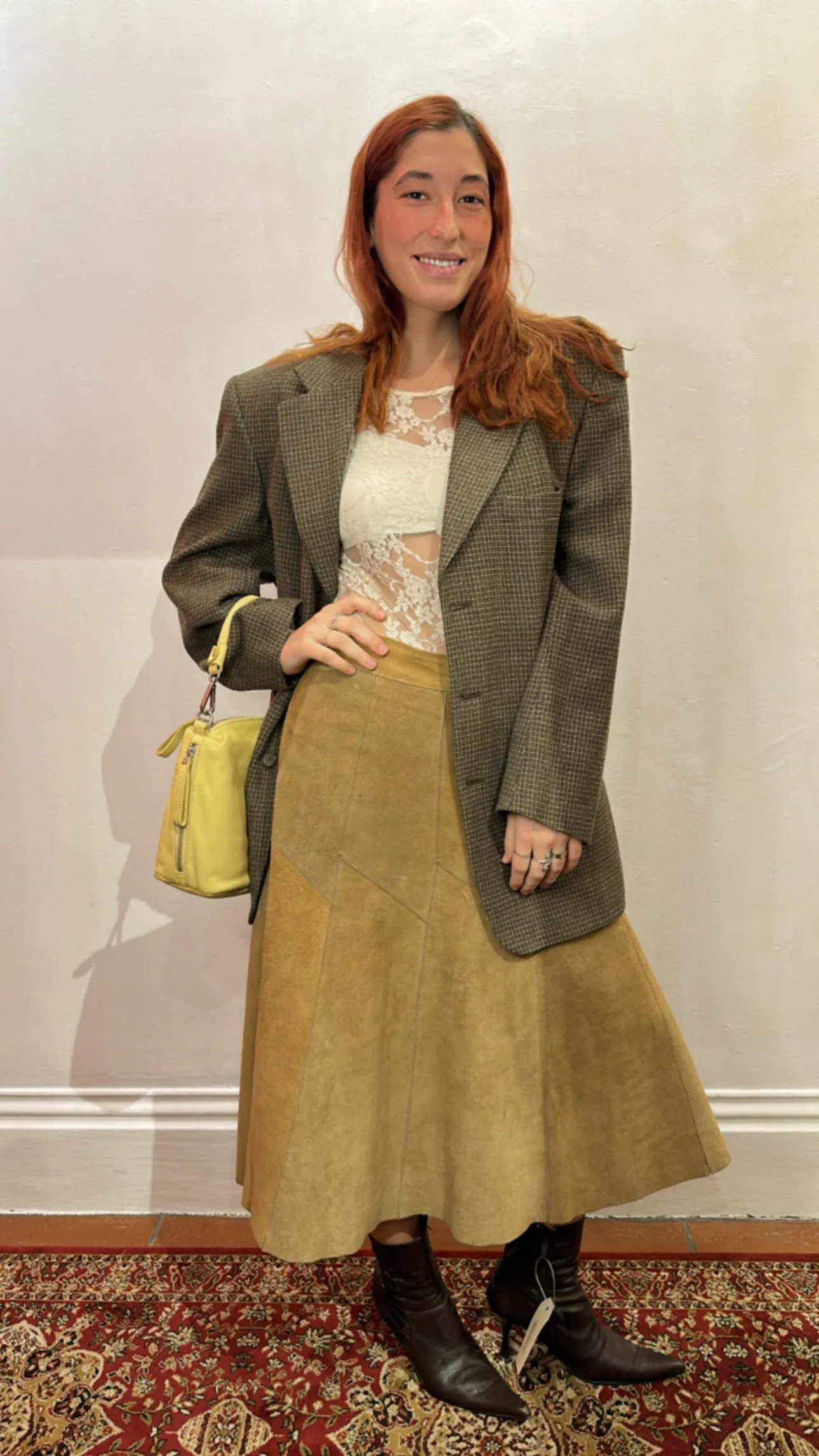 Vintage Brown Oversized Blazer