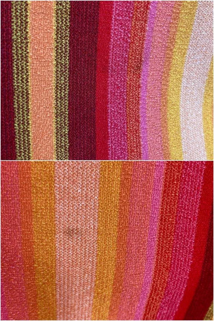 Vintage Red Striped Terry Tunic