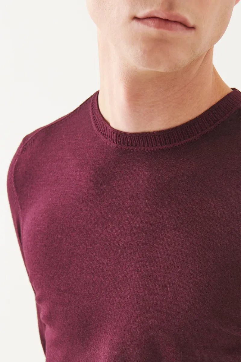 Vintage Wash Ribbed Hem Crewneck