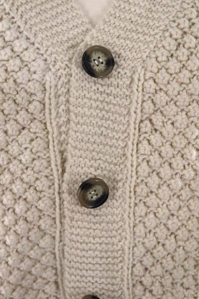 Vintage Wool Fisherman's Cardigan