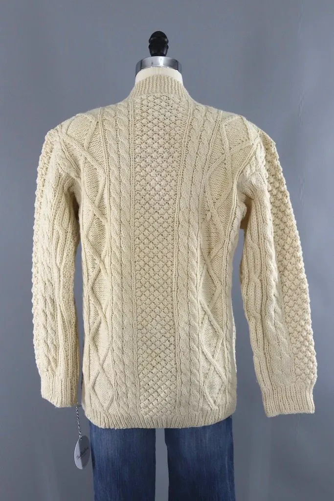 Vintage Wool Fisherman's Cardigan