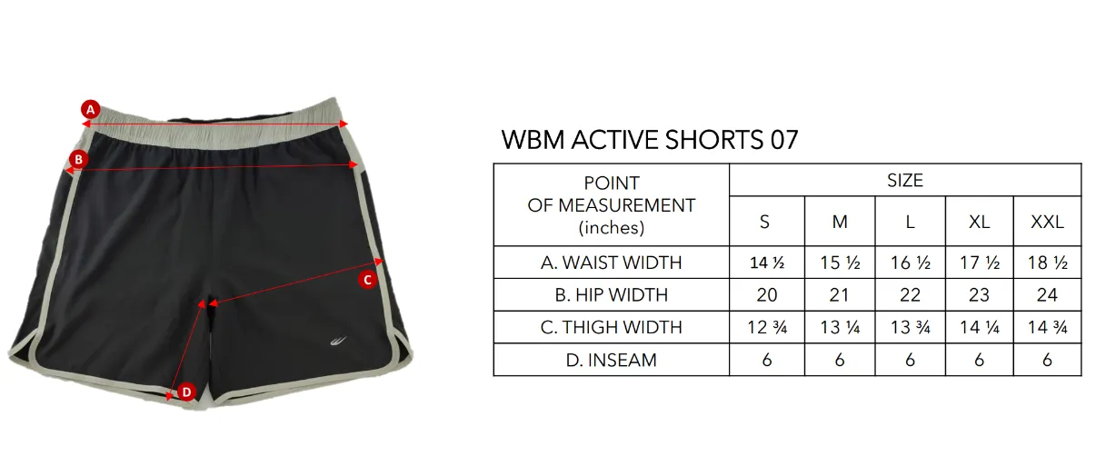 WBM ACTIVE SHORTS 07