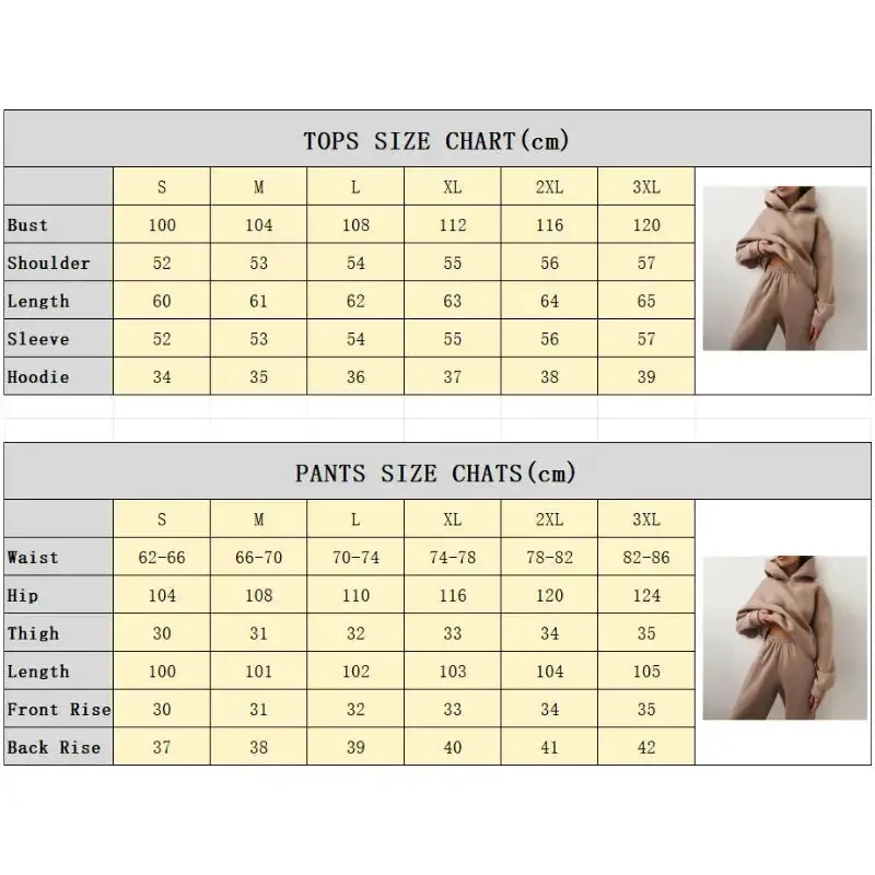Women Tracksuit Fleece Set | Top Bottom Tracksuits