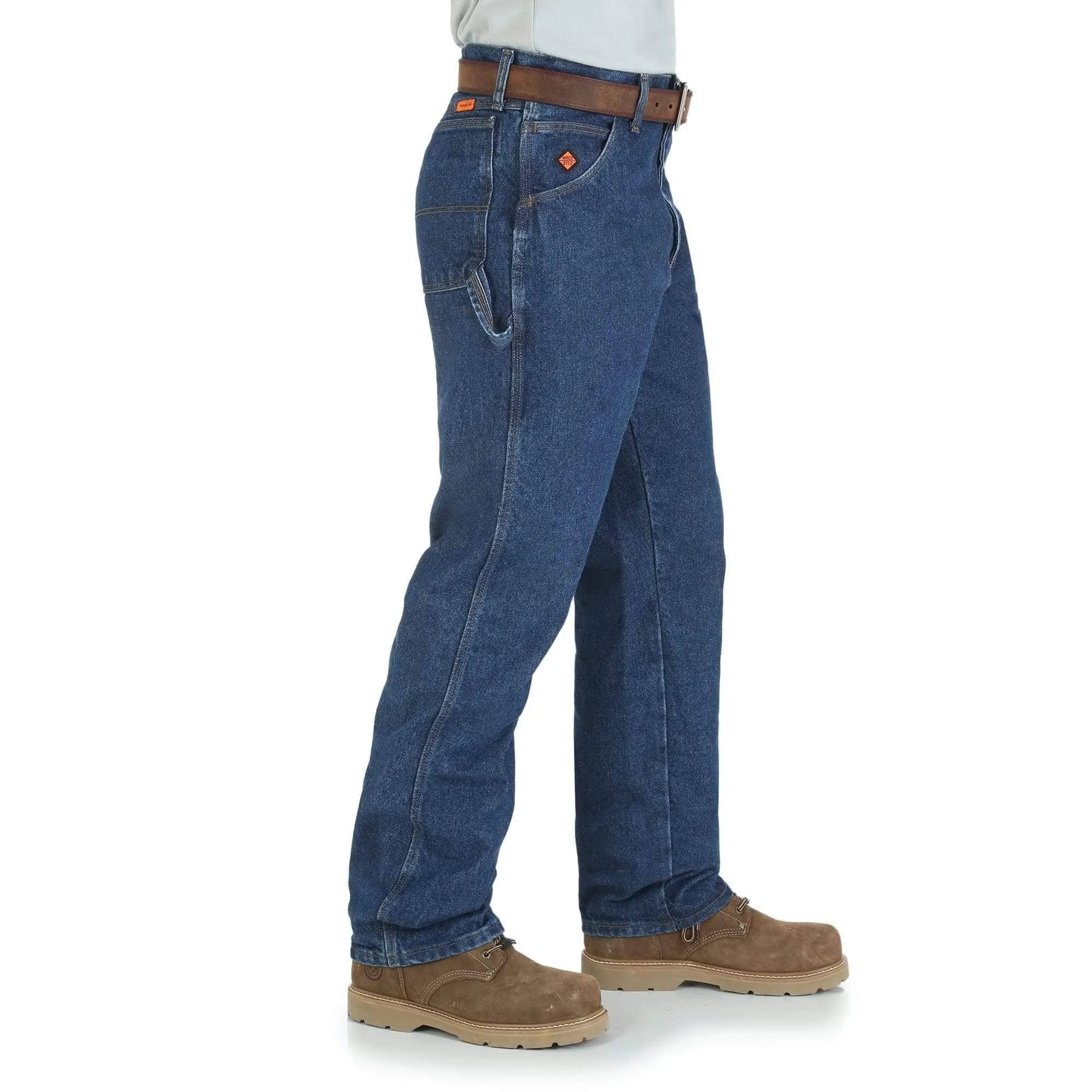 WRANGLER - FR RIGGS CARPENTER JEAN - Indigo - Relaxed Fit - NFPA 2112 / 70E - 13.75oz