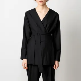 Wrap Blazer Black