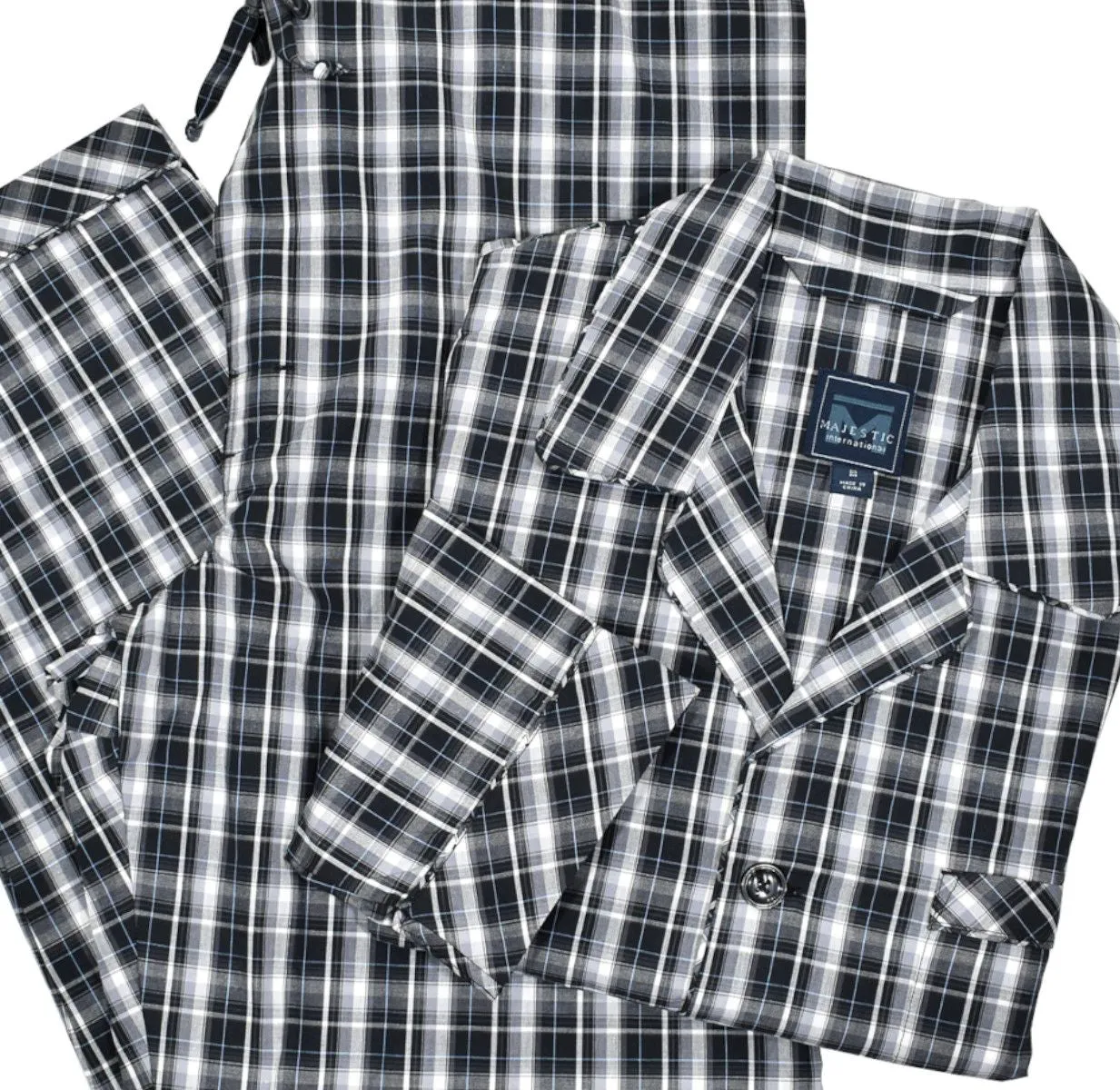 ZM1263-2 Black Watch Plaid Pajama